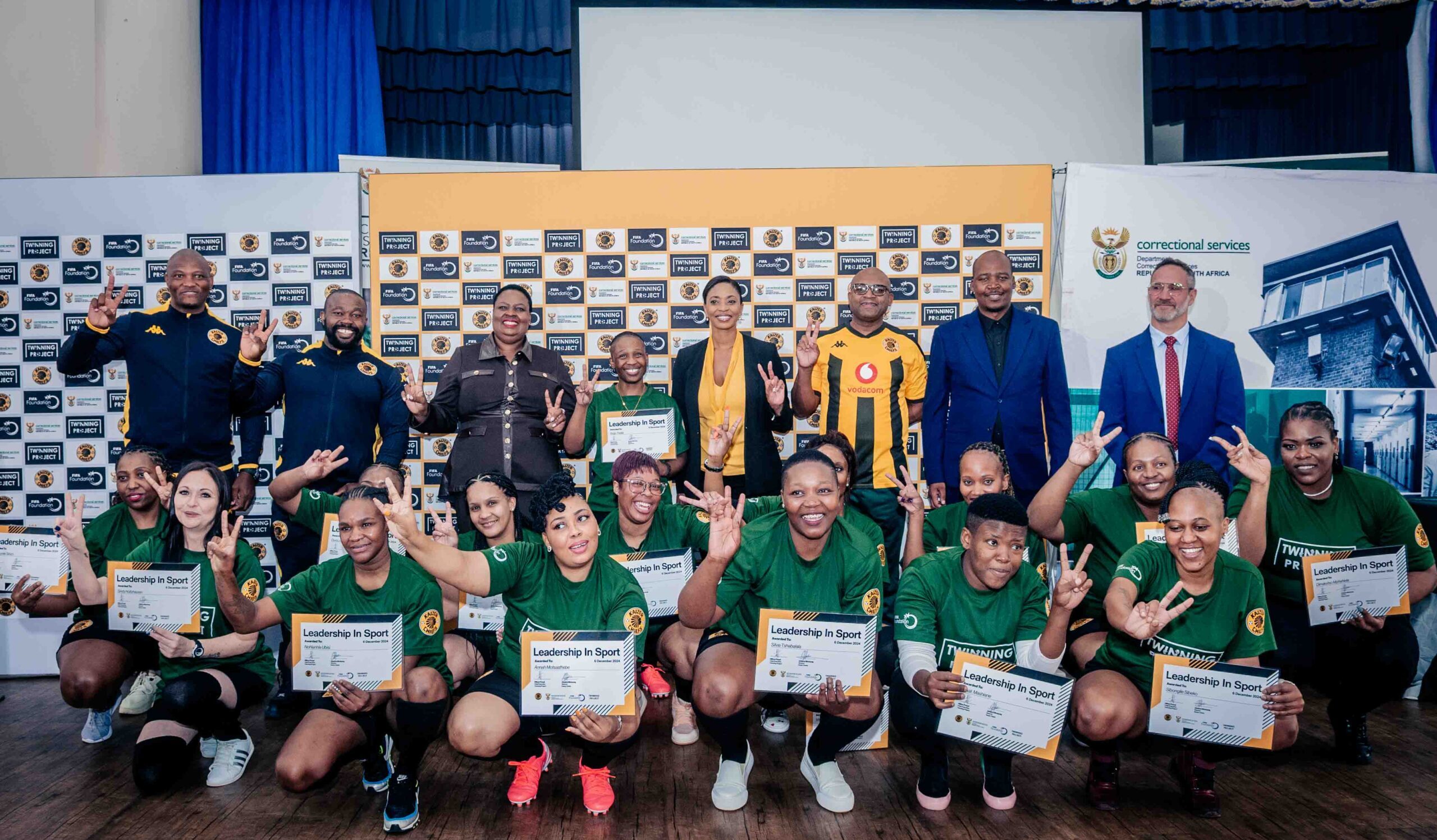 From inmates to graduates: Kaizer Chiefs’ project inspires transformation